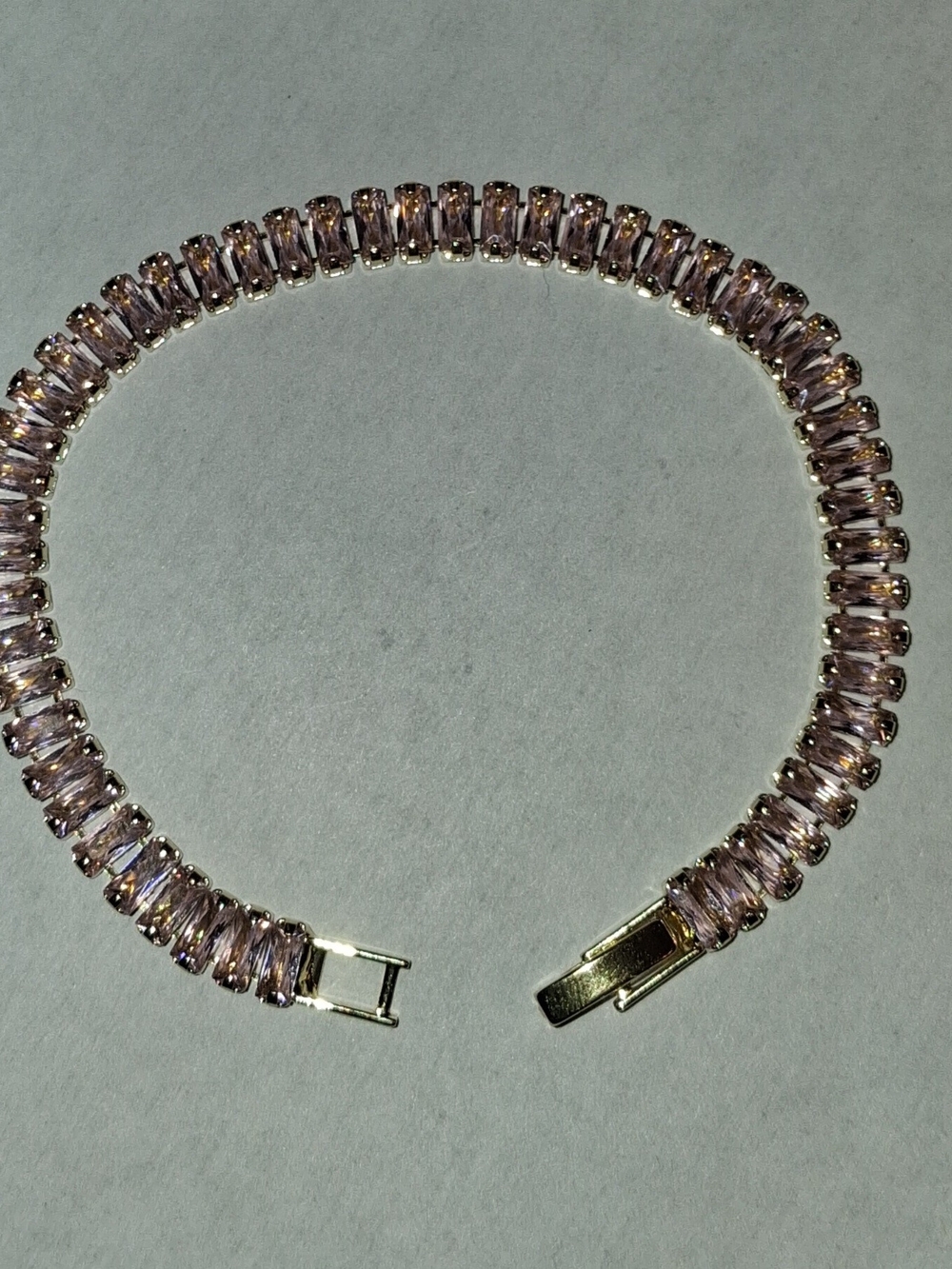 Gold Rose Quartz Bracelet